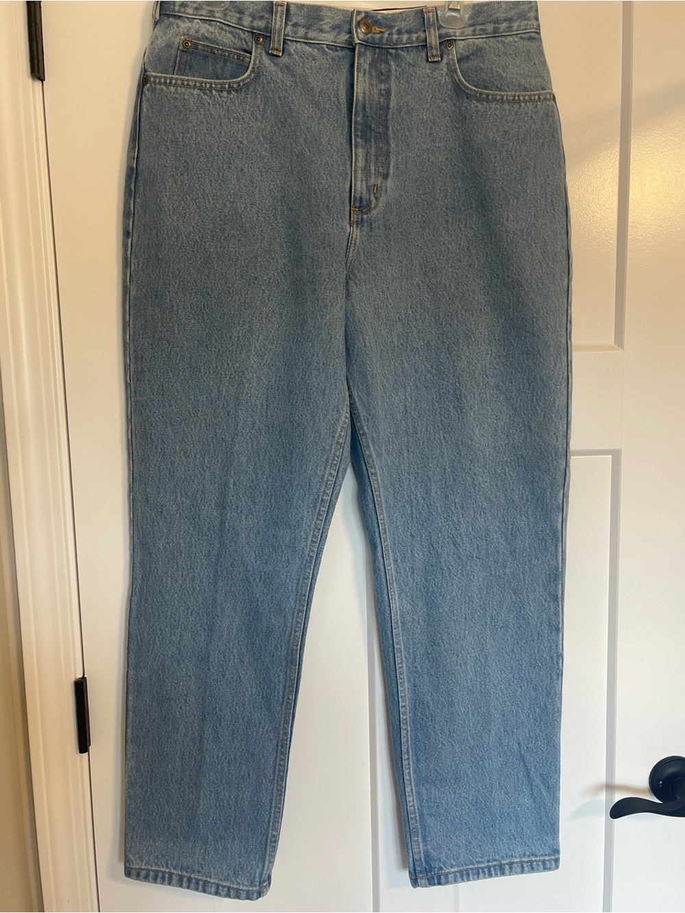 VTG 90s Lands' End Natural Fit High Rise Mom Jeans 14x29 NWT 100% Cotton